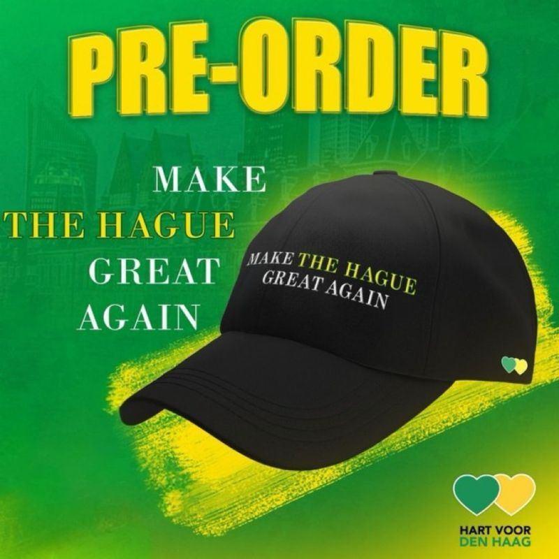 With a nod to #Trump 's victory – this 'MAKE THE HAGUE GREAT AGAIN' cap. image