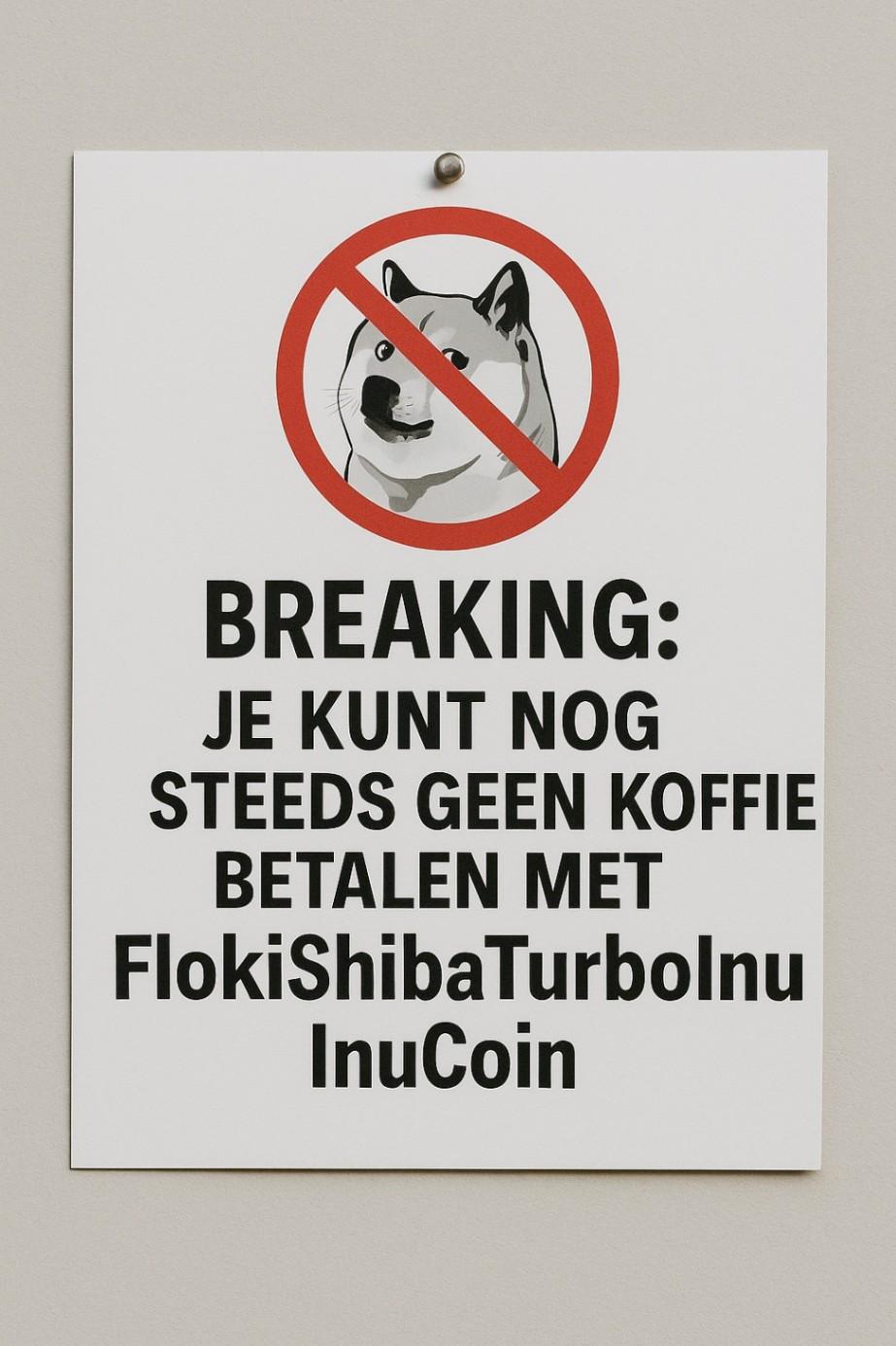 Breaking: Je kunt nog steeds geen koffie betalen met FlokiShibaTurboInuCoin image