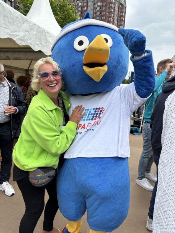 Vandaag aanwezig bij de finish van de Stichting Roparun image