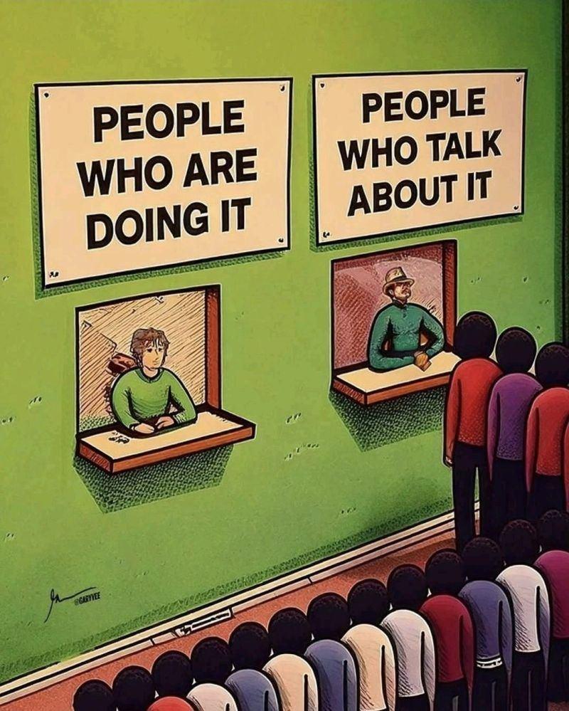 Let’s be honest: Those who know. Those who grow. And those who Put it on. image