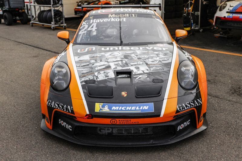 Feestelijke livery ter ere van 75 jaar Porsche Nederland in Porsche Mobil 1 Supercup image