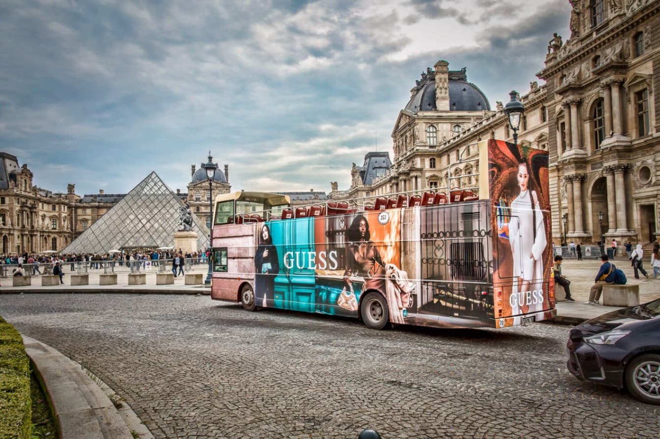 We are excited to see our latest outdoor ads brightening cities throughout Europe this fall. #LoveGUESS image