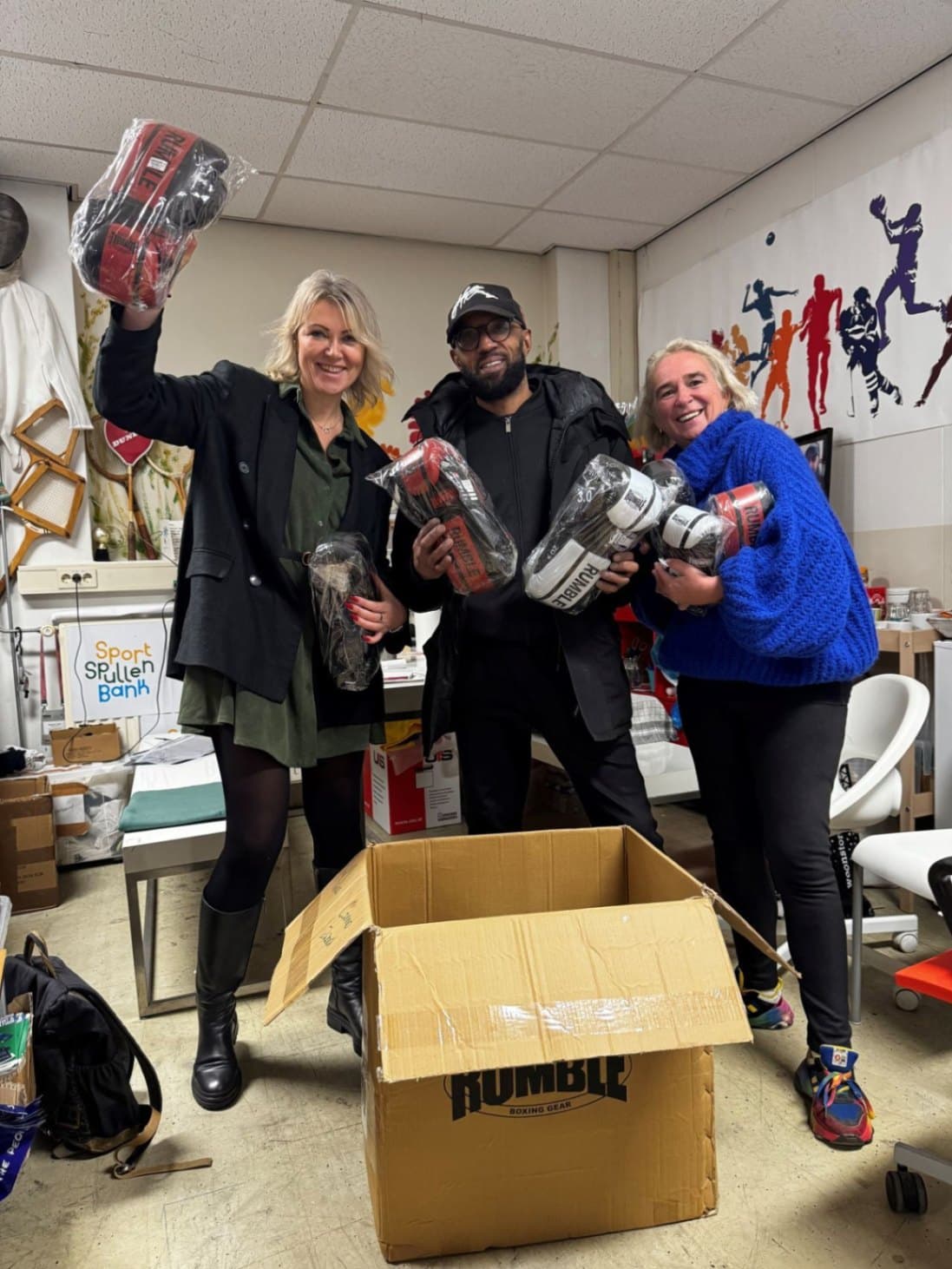 Today I had the honor to take a great step towards a sustainable sports opportunity for children on behalf of the DLW Foundation. image