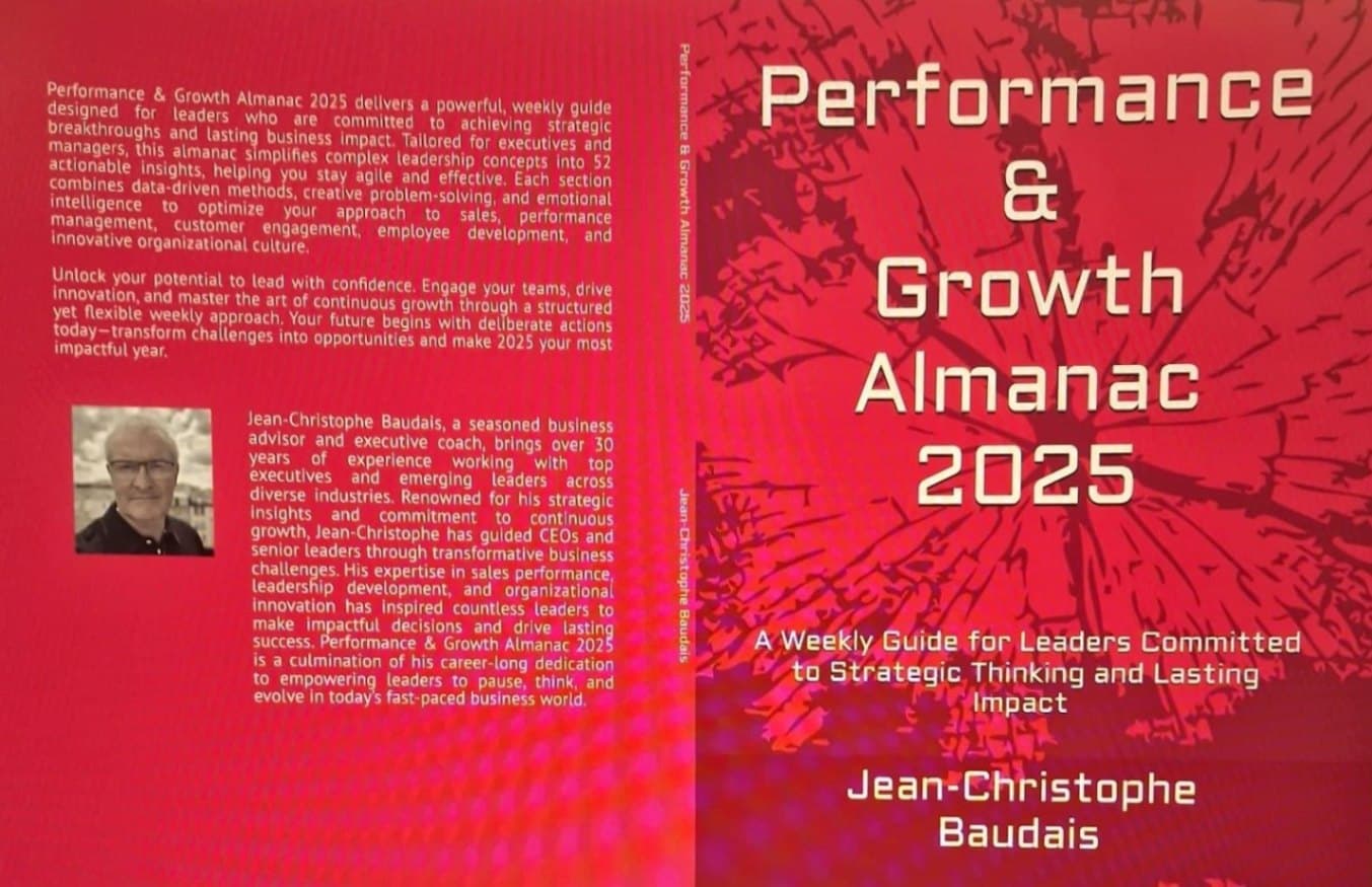 I just received the first sample of my book, Performance & Growth Playbook 2025: A Weekly Guide for Leaders Committed to Strategic Thinking and Lasting Impact. image
