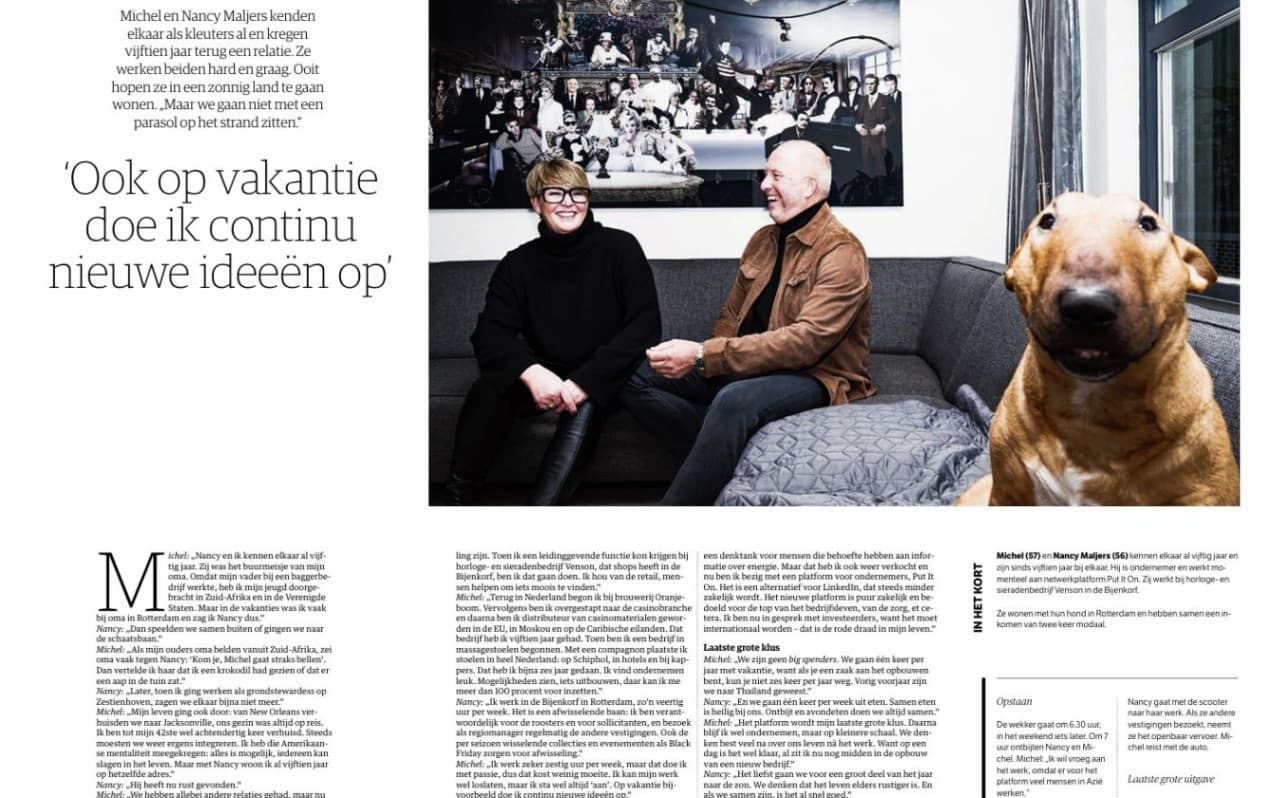 Today we featured Put it On in our interview in NRC image