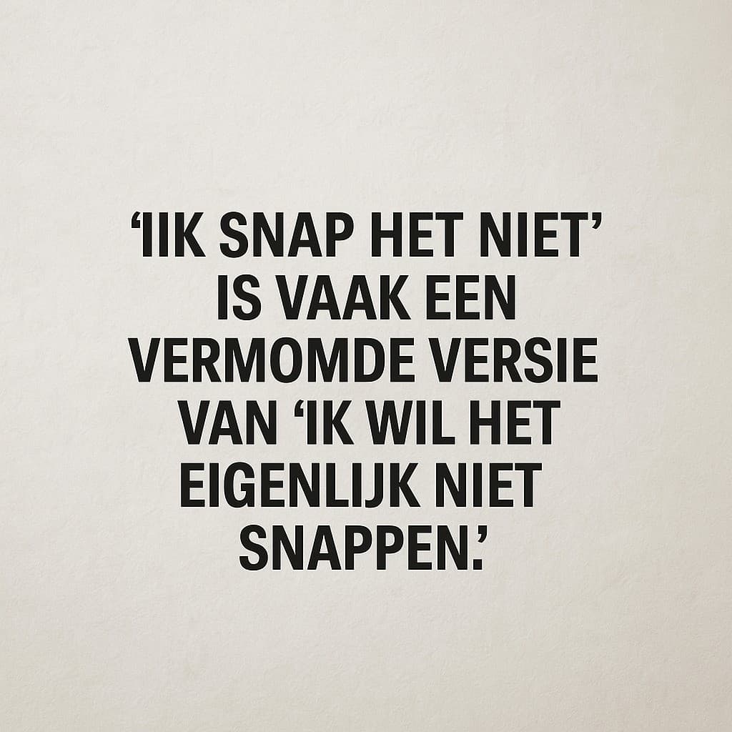 โIk snap het niet.โ image