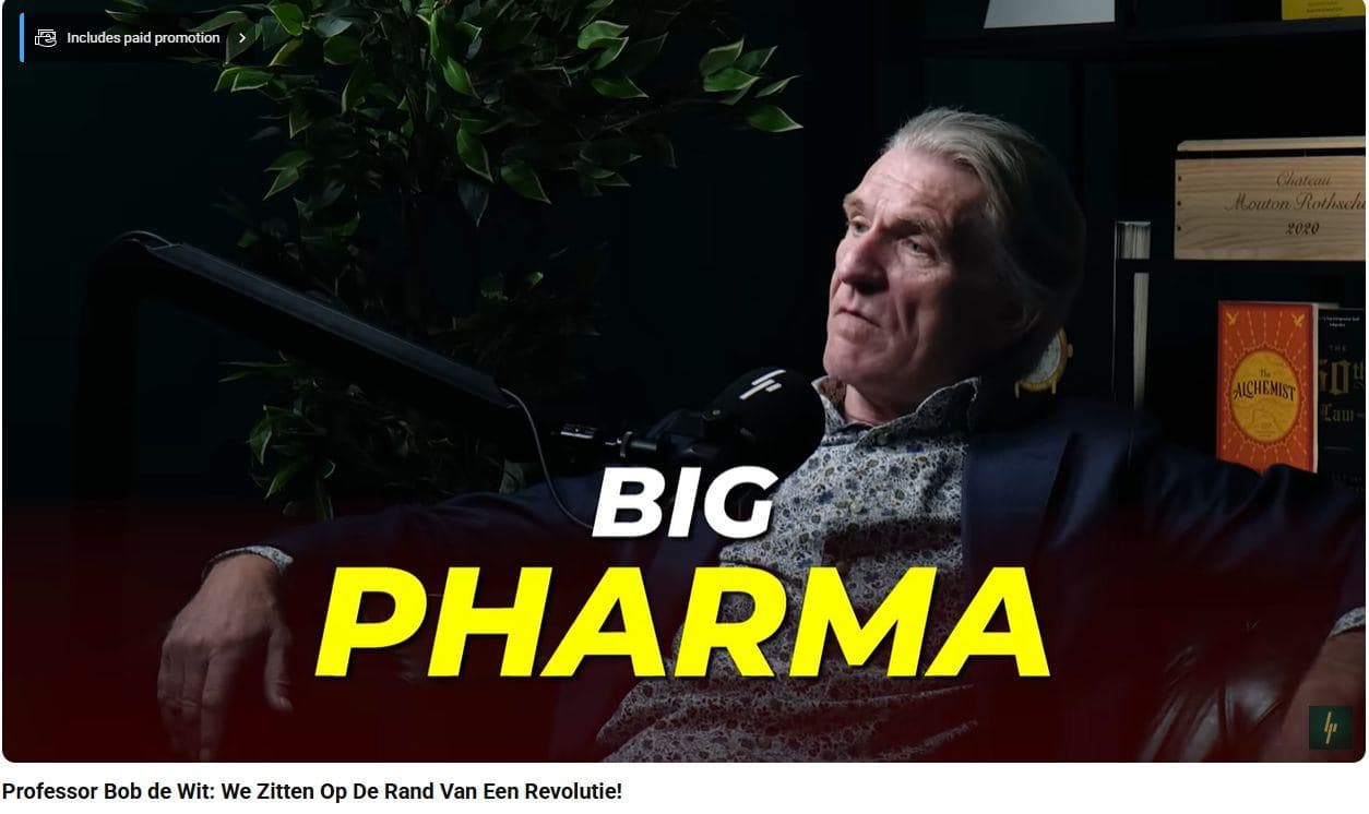 Professor Bob de Wit: We Zitten Op De Rand Van Een Revolutie! image