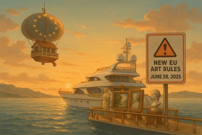 Owners, Captains, Managers: Carrying Art? EU Customs Will Be Watching (New Import Rules from June 28, 2025) image