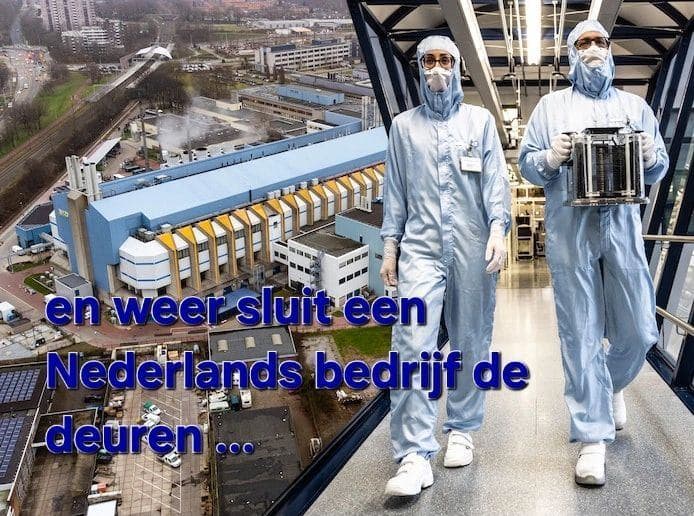 En weer sluit een Nederlands productiebedrijf de deuren. image