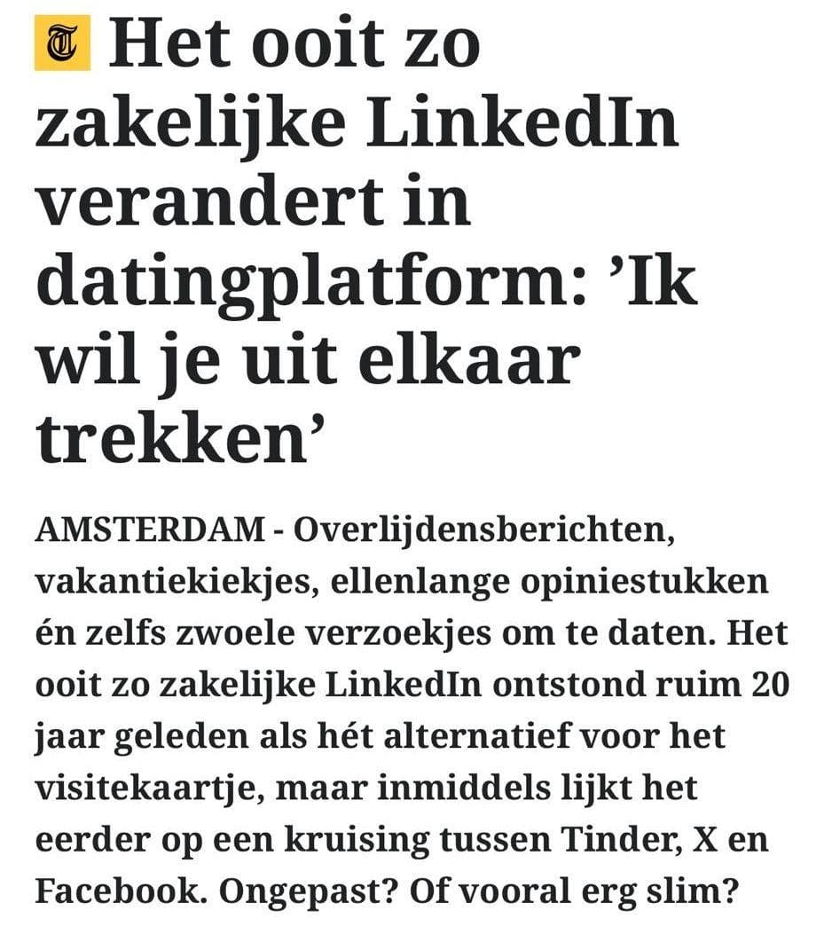 Je wordt gegoogeld vóór je wordt gebeld. image