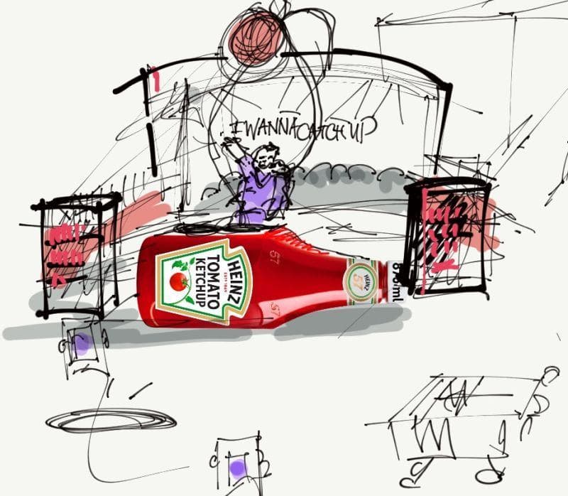 Van snelle seconden schetsjes naar spotlight: Kraft Heinz x Tomorrowland instore! image