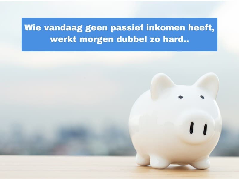 We zijn het vergeten: sparen wรกs ooit passief inkomen. image