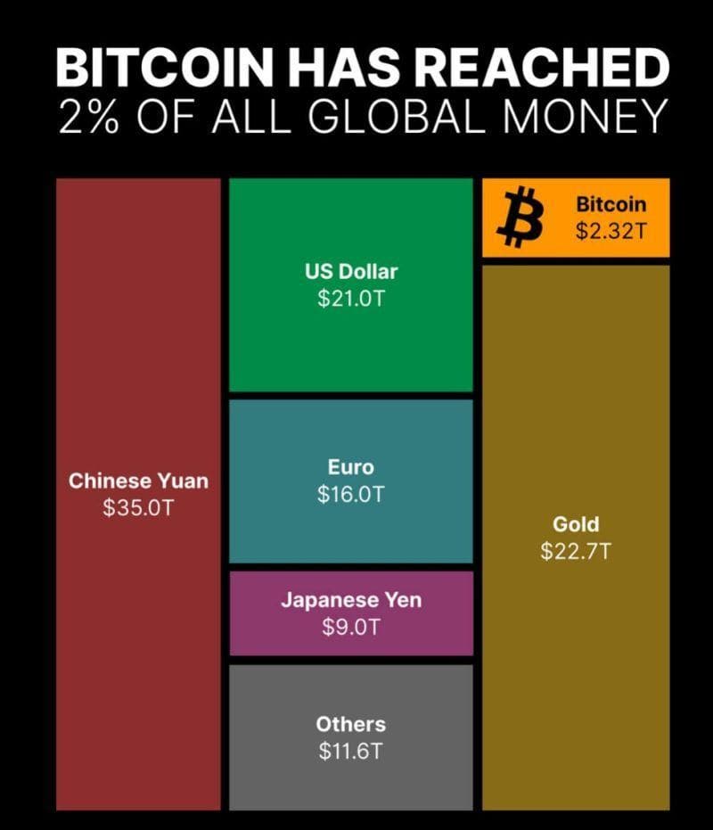 If you’re not interested in a form of money that hit 2% of all global money in just 16 years… you’re not going to make it image