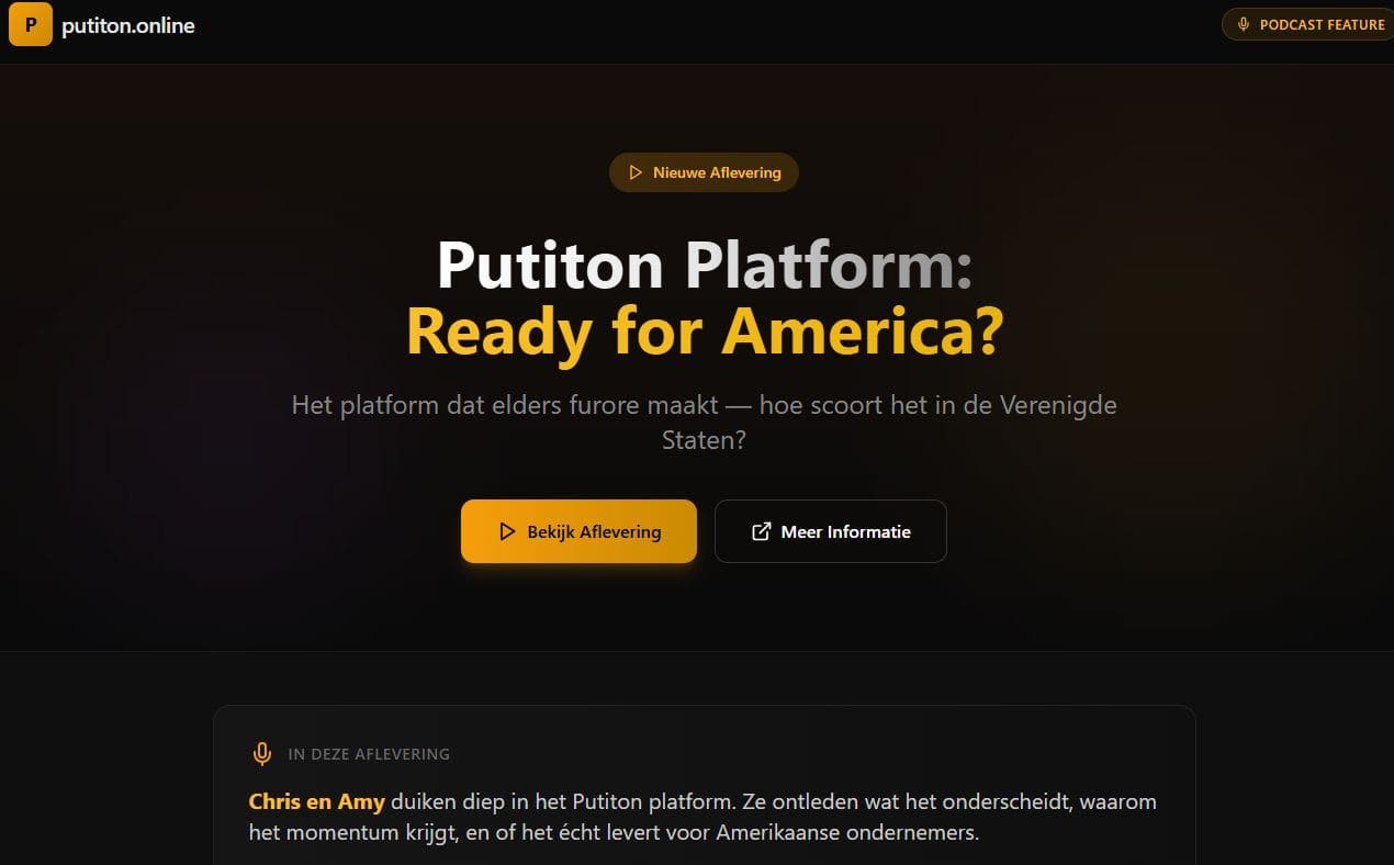 Putiton Platform: Ready for America? image